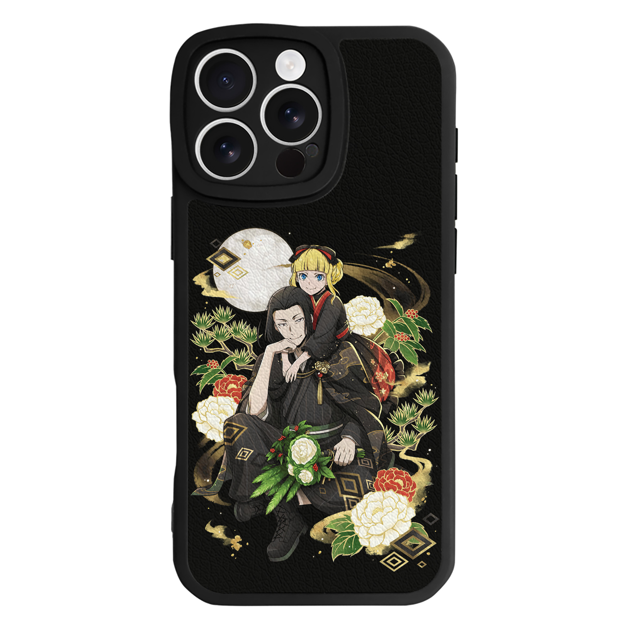 （画像用） 文豪ストレイドッグス Bungo Stray Dogs 【iPhone 16シリーズ対応】シリコンスマホケース（レザー調） 材質：シリコン